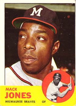 1963 Topps Baseball Cards      137     Mack Jones